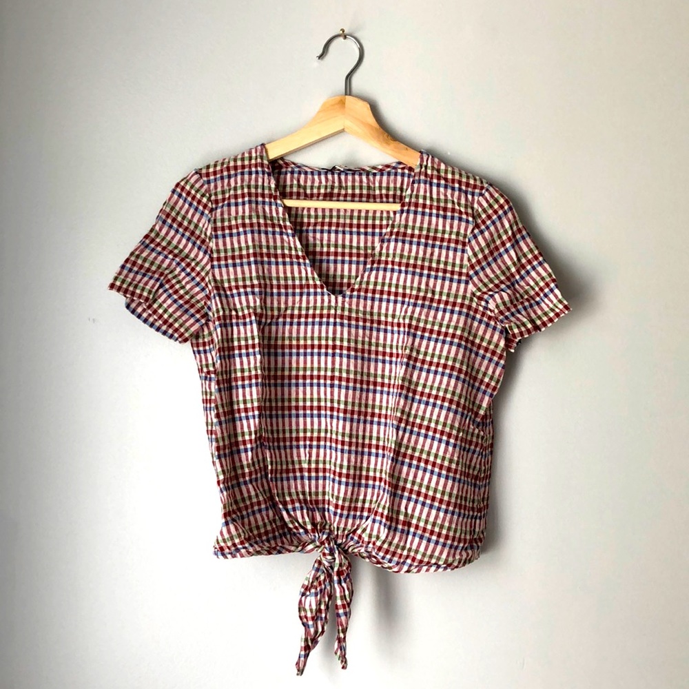 Madewell Tie Blouse